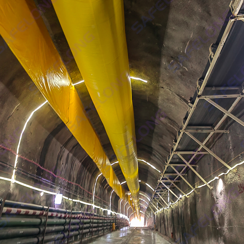 Flexibel tunnelventilatiekanaal